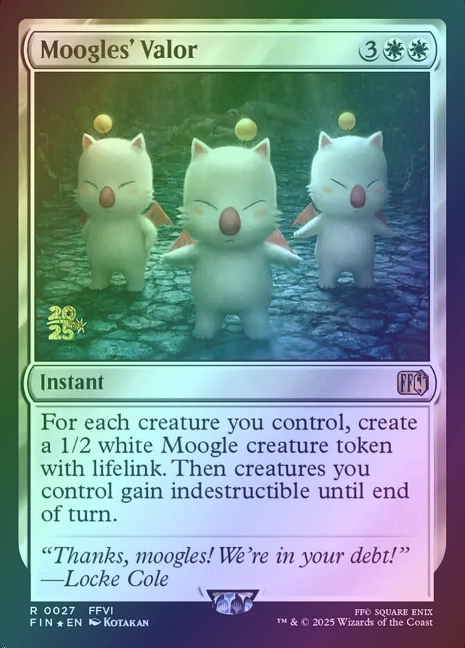 Moogles' Valor (PFIN) (27s) / Foil