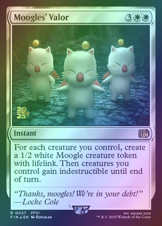 Moogles' Valor (PFIN) (27s) / Foil