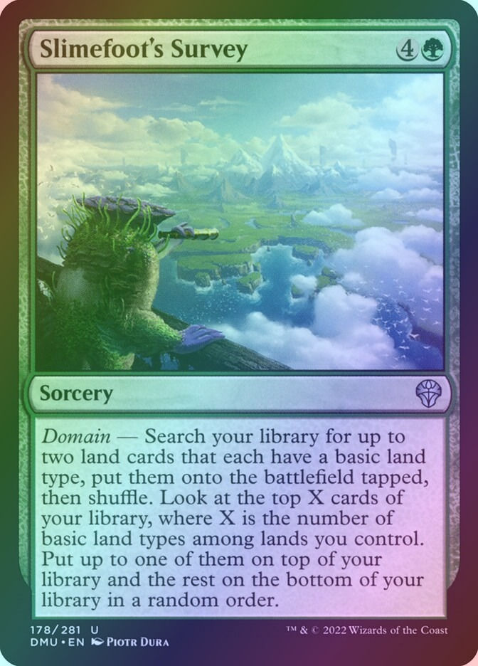 Slimefoot's Survey (DMU) (178) / Foil