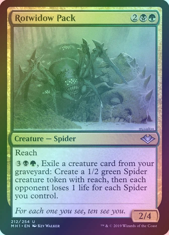 Rotwidow Pack (MH1) (212) / Foil