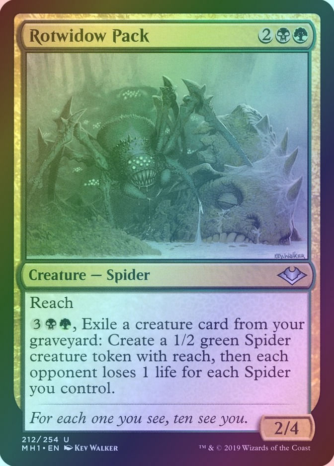 Rotwidow Pack (MH1) (212) / Foil