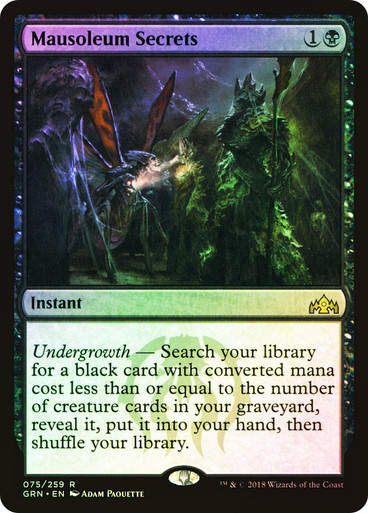 Mausoleum Secrets (GRN) (75) / Foil