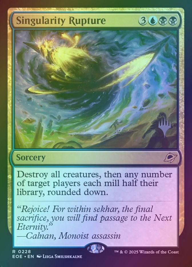 Singularity Rupture (PEOE) (228p) / Foil