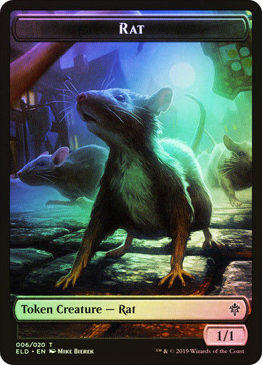 Rat Token // Food Token (#16) (TELD) / Foil
