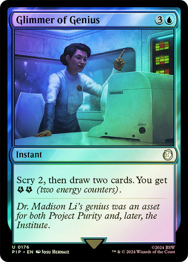 Glimmer of Genius (pip) (176) / Foil
