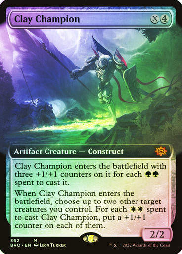 Clay Champion (BRO) / Extended Art Foil