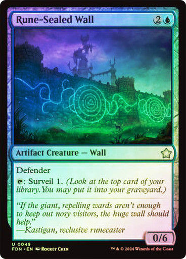 Rune-Sealed Wall (FDN) (49) / Foil