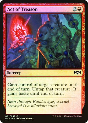 Act of Treason (RNA) (91) / Foil