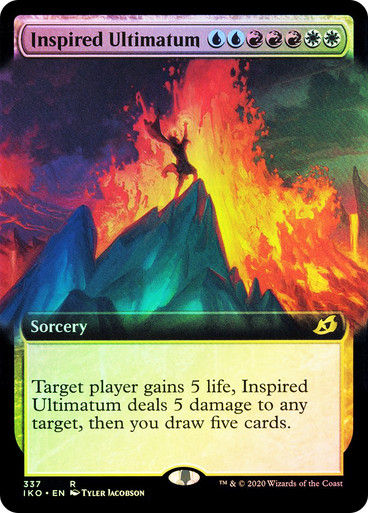 Inspired Ultimatum (IKO) (337) / Extended Art / Foil