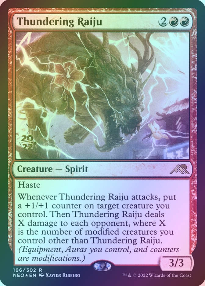 Thundering Raiju (PNEO) (166s) / Foil