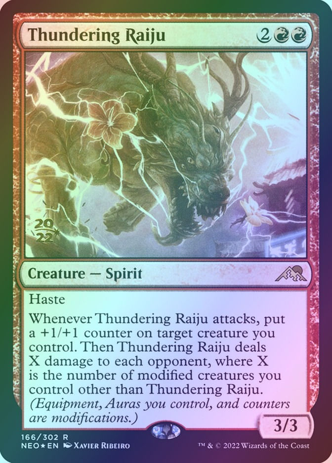 Thundering Raiju (PNEO) (166s) / Foil