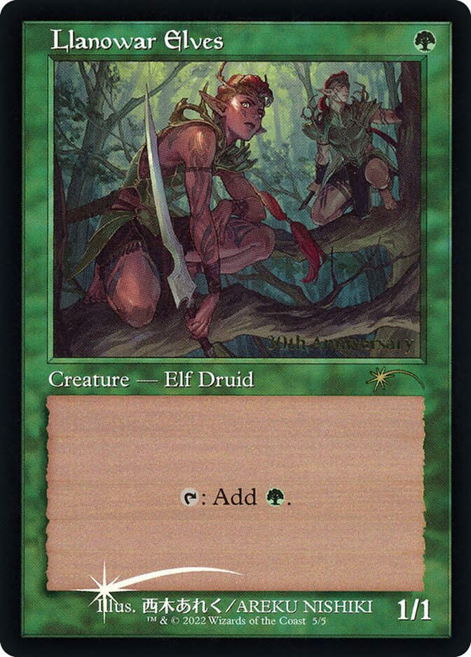 Llanowar Elves (P30H) (5★) / Foil