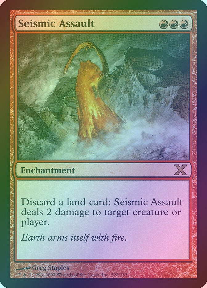 Seismic Assault (10E) (228) / Foil