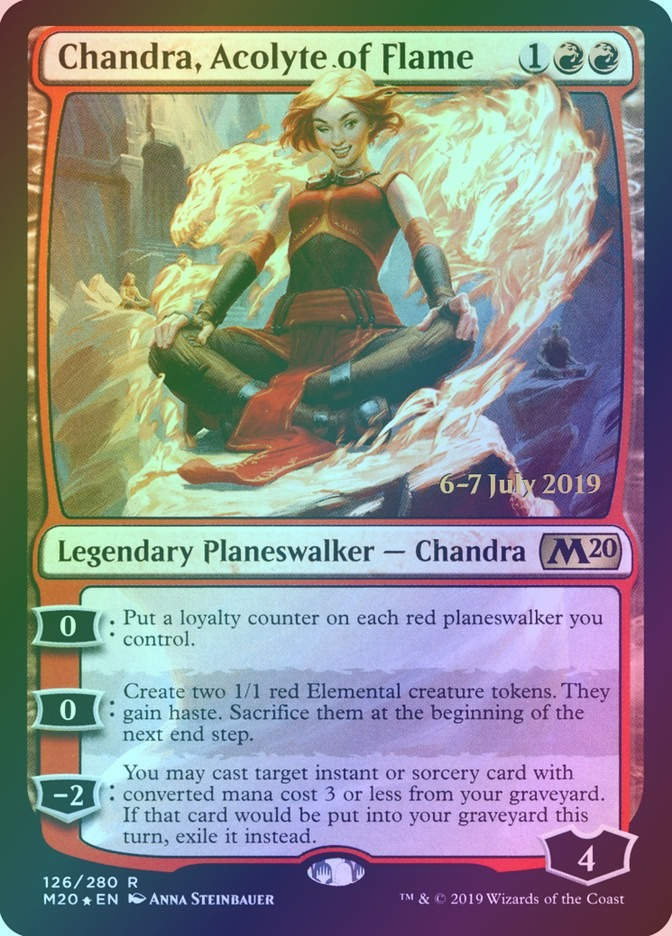 Chandra, Acolyte of Flame (PM20) (126s) / Foil