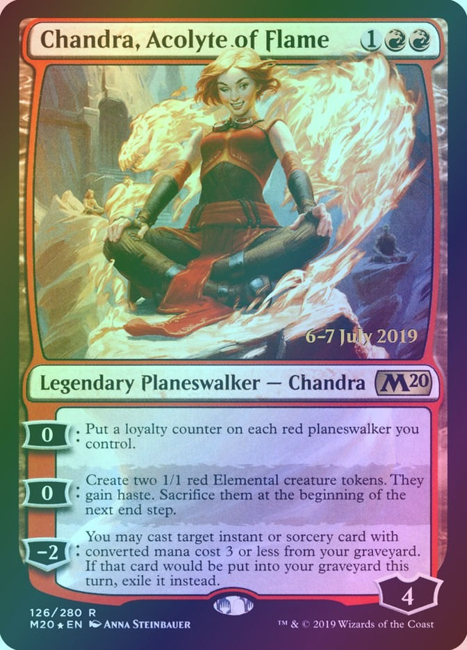 Chandra, Acolyte of Flame (PM20) (126s) / Foil