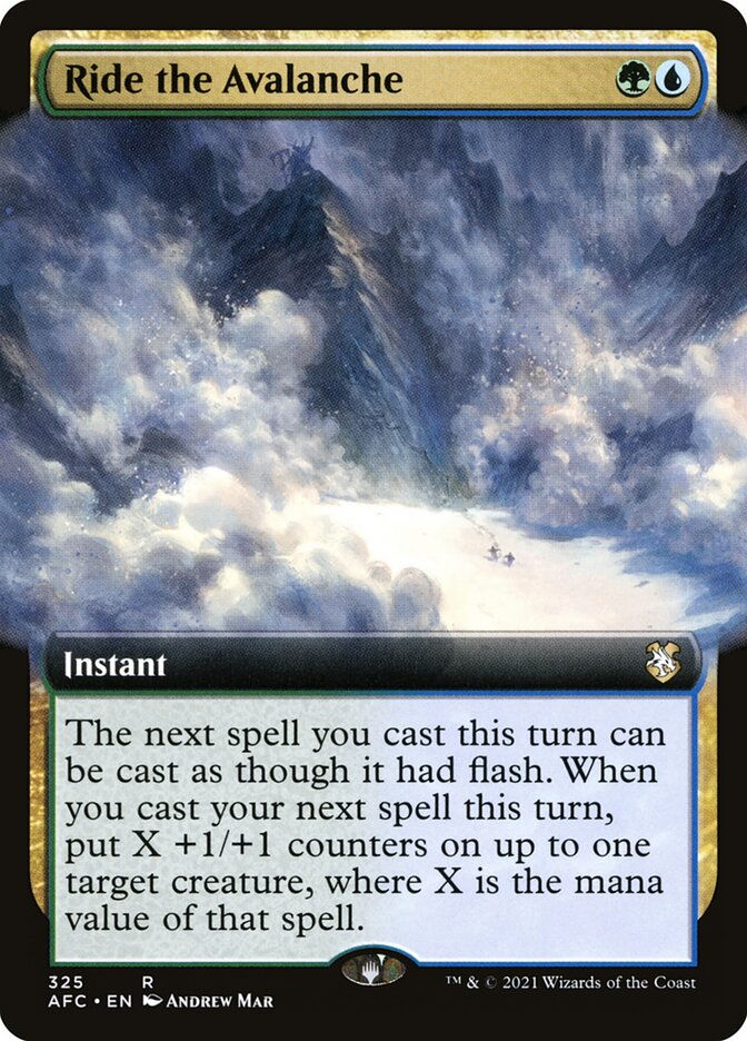 Ride the Avalanche (AFC) (325) / Extended Art
