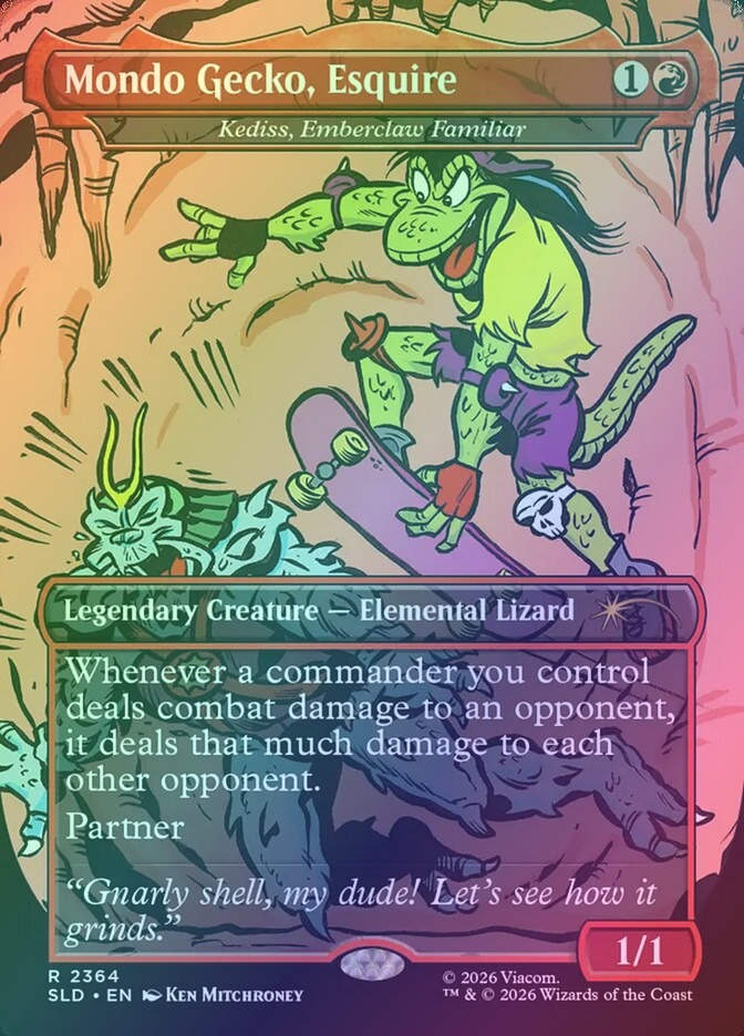 Kediss, Emberclaw Familiar (SLD) (2364) / Borderless / Foil