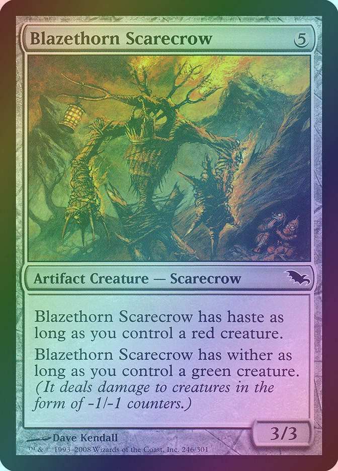 Blazethorn Scarecrow (SHM) (246) / Foil