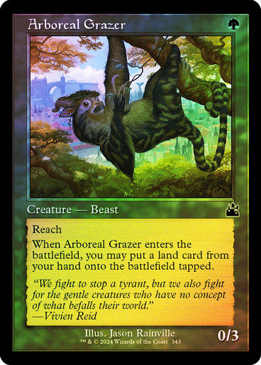Arboreal Grazer (rvr) (343) / Retro / Foil