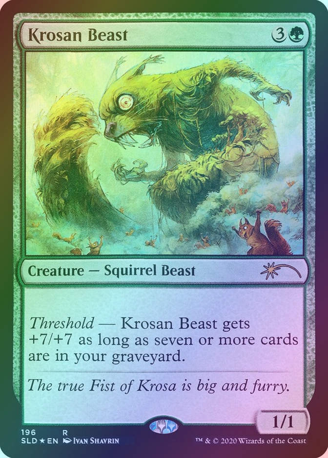 Krosan Beast (SLD) (196) / Foil
