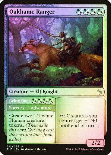 Oakhame Ranger // Bring Back (ELD) (212) / Foil
