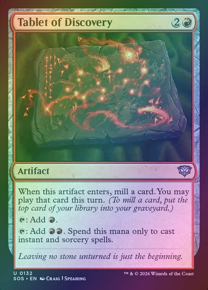 Tablet of Discovery (SOS) (132) / Foil