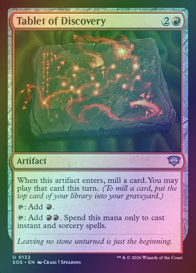 Tablet of Discovery (SOS) (132) / Foil
