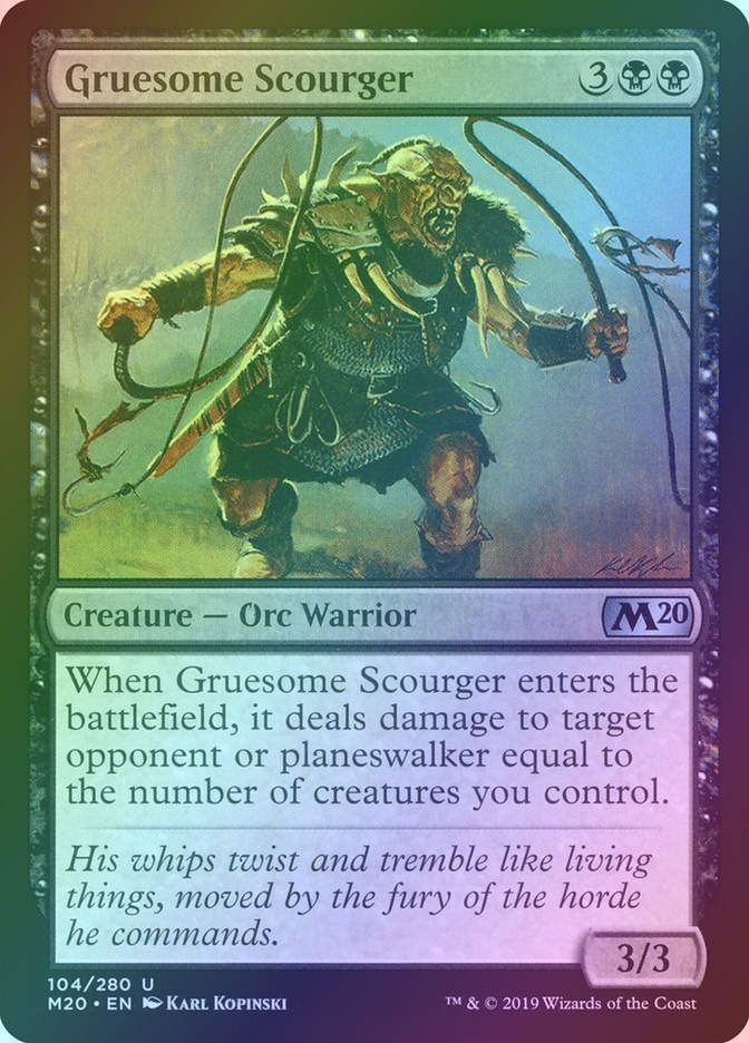 Gruesome Scourger (M20) (104) / Foil