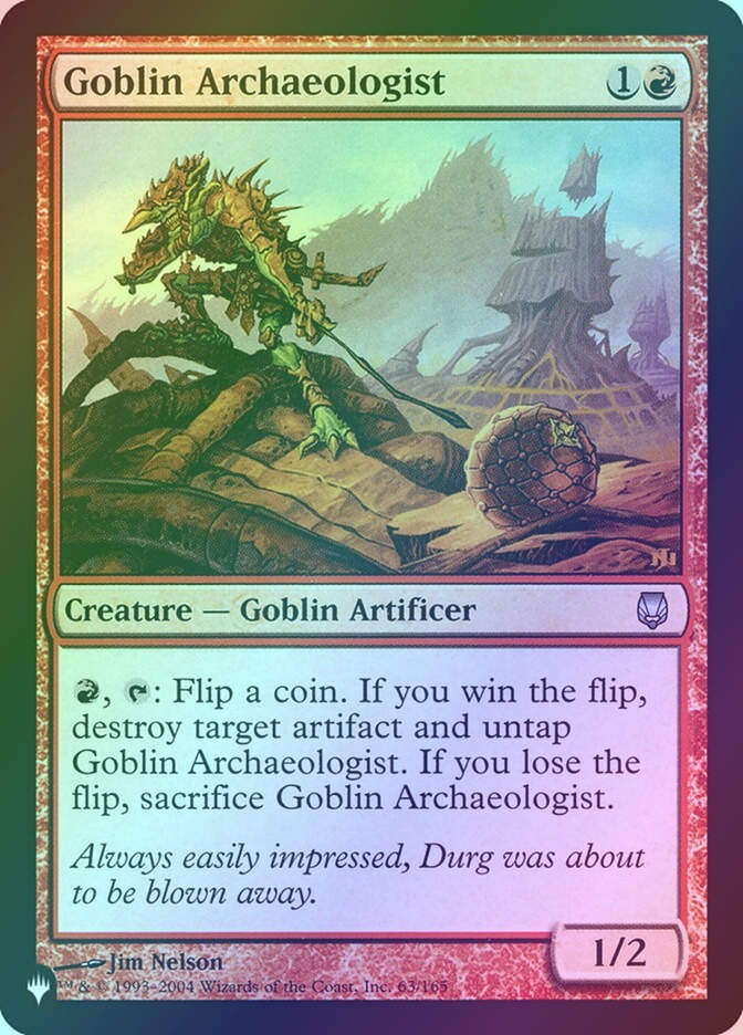 Goblin Archaeologist (PLST) (DST-63) / Foil