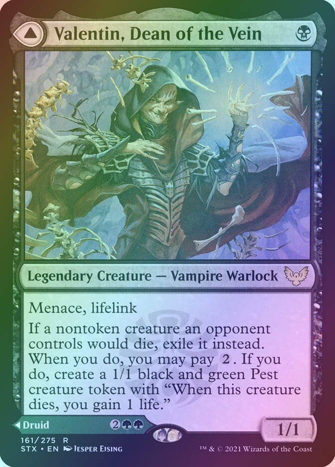Valentin, Dean of the Vein // Lisette, Dean of the Root (STX) (161) / Foil