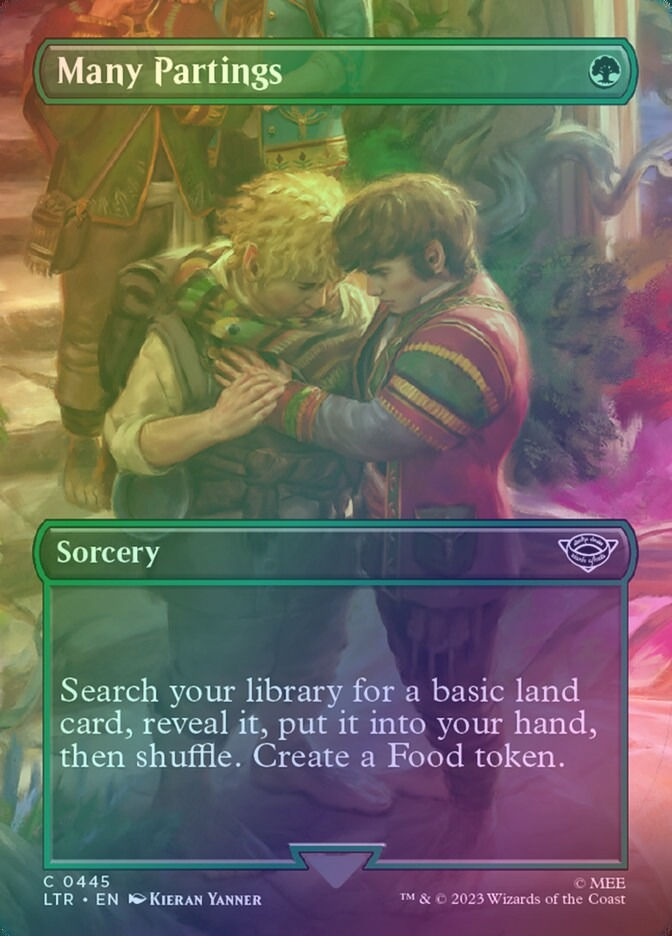 Many Partings (LTR) (445) / Borderless / Foil