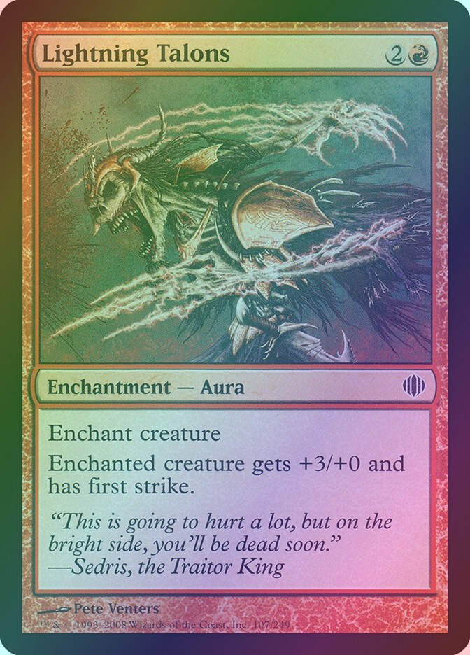 Lightning Talons (ALA) (107) / Foil