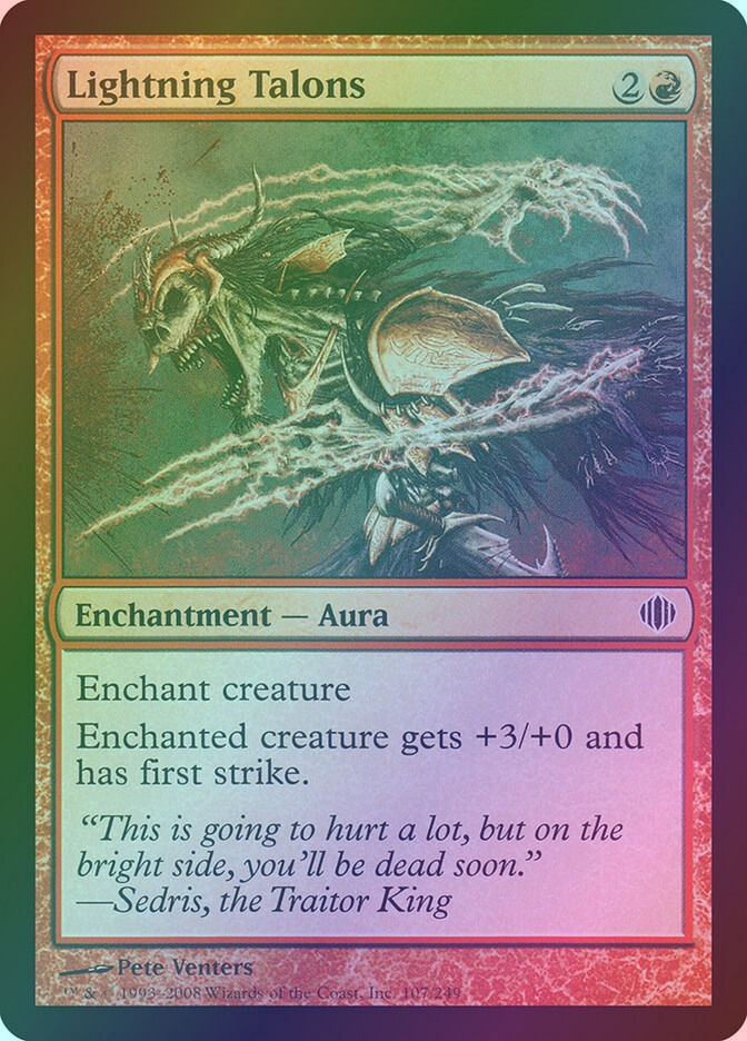 Lightning Talons (ALA) (107) / Foil