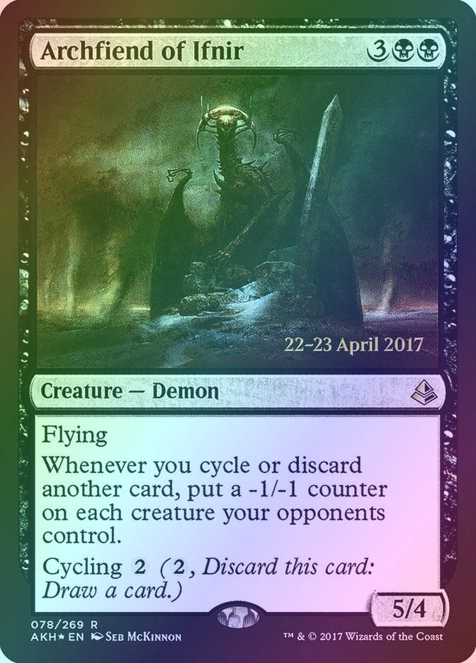 Archfiend of Ifnir (PAKH) (78s) / Foil