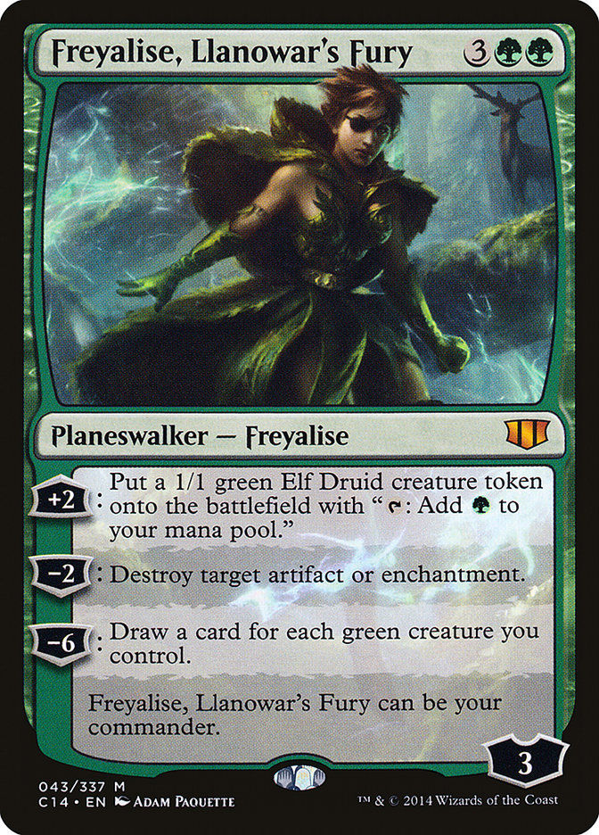 Freyalise, Llanowar's Fury (c14)