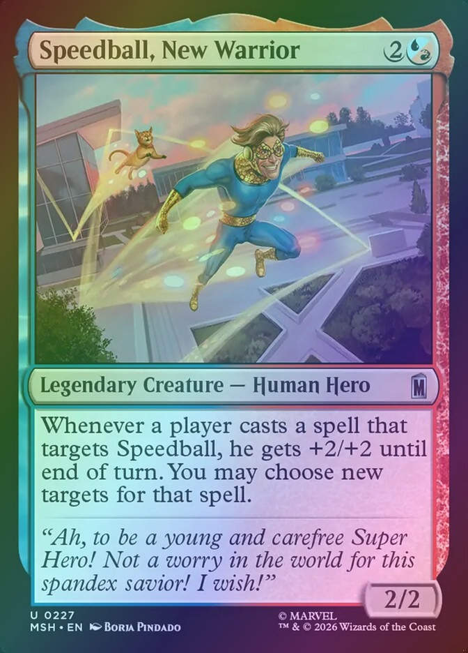 Speedball, New Warrior (MSH) (227) / Foil