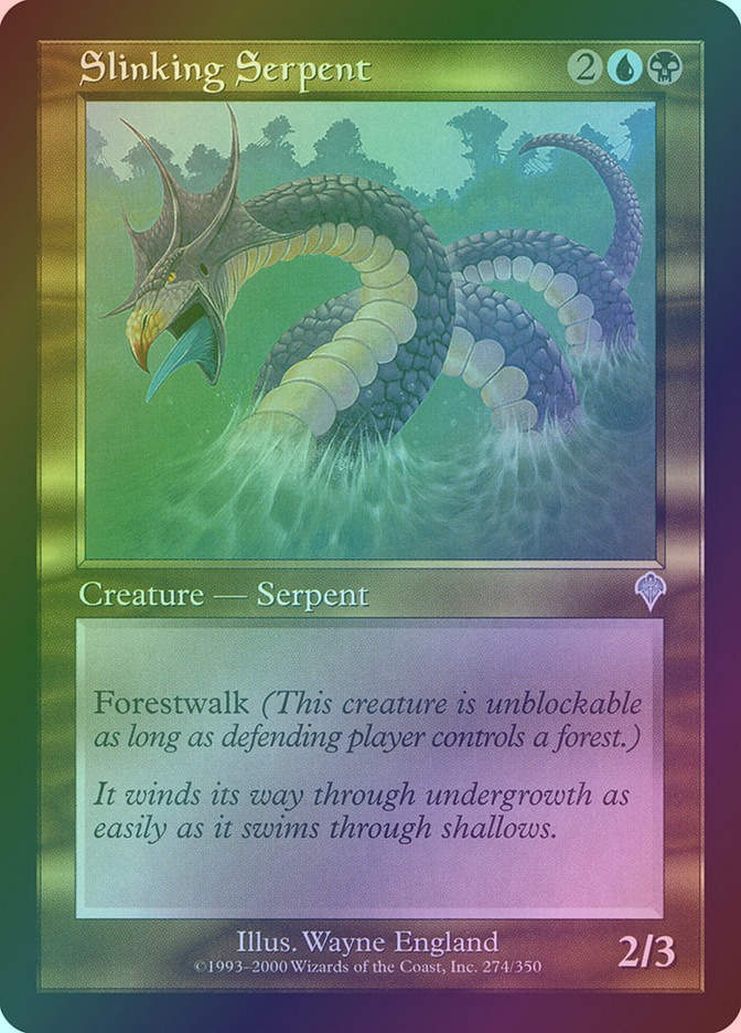 Slinking Serpent (INV) (274) / Foil