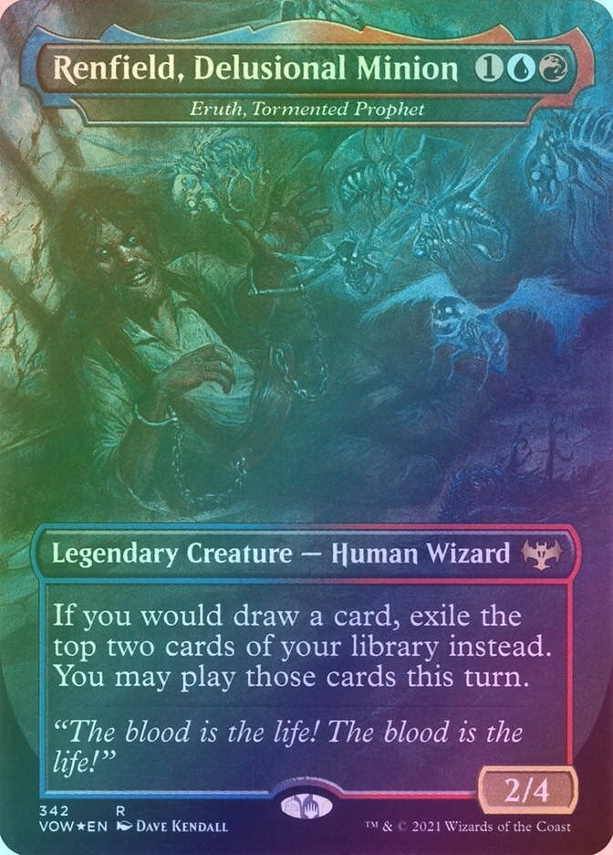 Eruth, Tormented Prophet (VOW) (342) / Borderless / Foil
