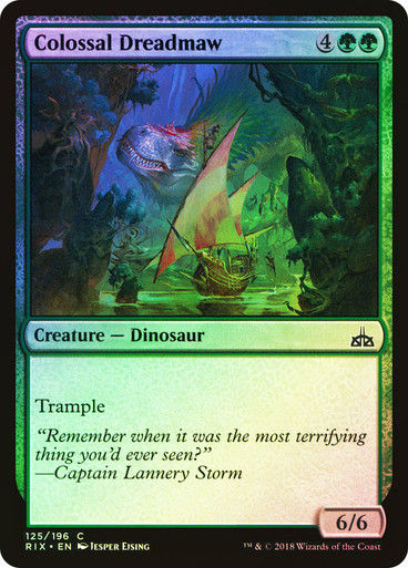 Colossal Dreadmaw (RIX) (125) / Foil