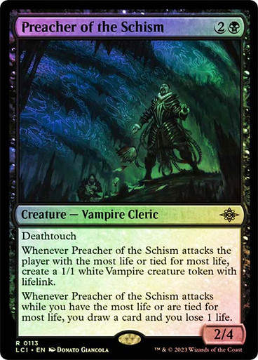 Preacher of the Schism (lci) / Foil