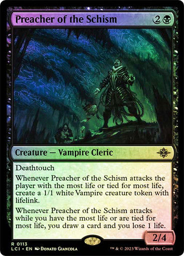 Preacher of the Schism (lci) / Foil