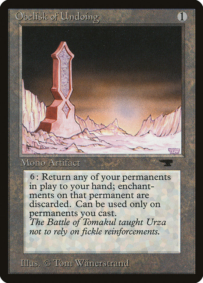 Obelisk of Undoing (ATQ) (58)