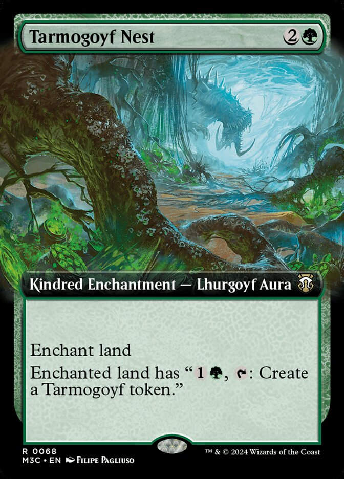 Tarmogoyf Nest (m3c) (68) / Extended Art