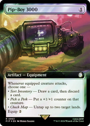Pip-Boy 3000 (pip) (963) / Extended Surge Foil