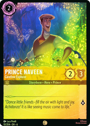 Prince Naveen - Carefree Explorer (LOR_AZU) / Foil