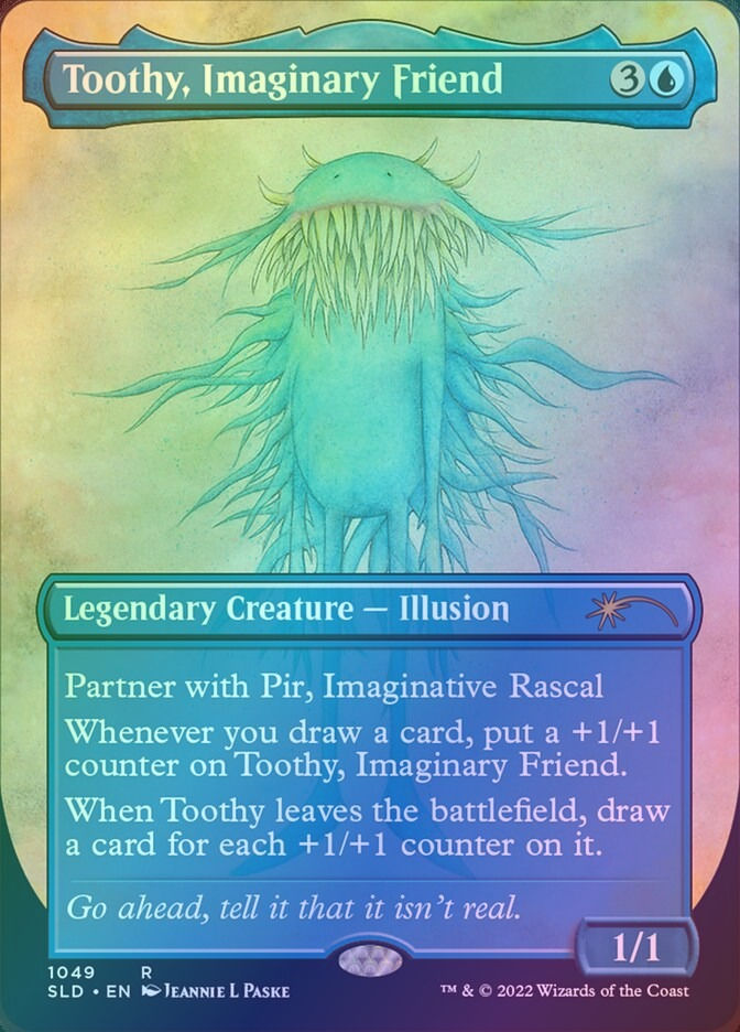 Toothy, Imaginary Friend (SLD) (1049) / Borderless / Foil