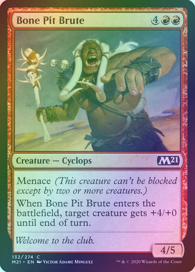 Bone Pit Brute (M21) (132) / Foil