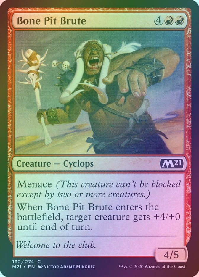 Bone Pit Brute (M21) (132) / Foil