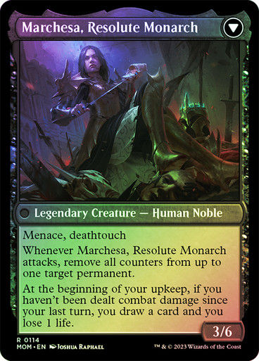 Invasion of Fiora // Marchesa, Resolute Monarch (mom) / Foil — cara 2 de 2