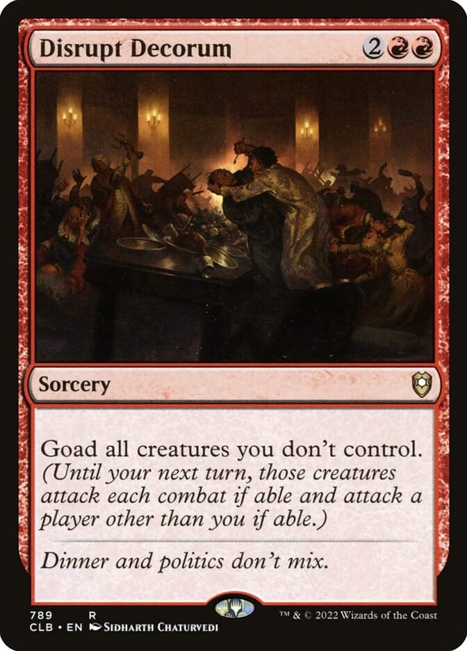 Disrupt Decorum (CLB) (789)